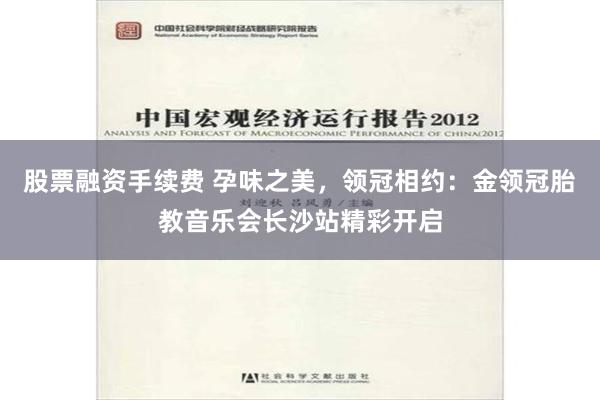股票融资手续费 孕味之美，领冠相约：金领冠胎教音乐会长沙站精彩开启