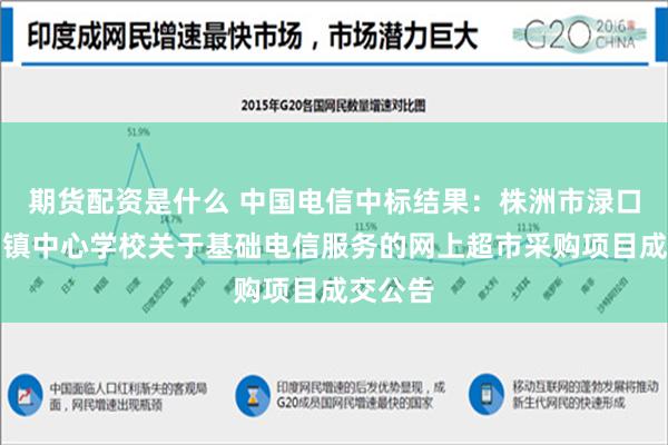 期货配资是什么 中国电信中标结果：株洲市渌口区淦田镇中心学校关于基础电信服务的网上超市采购项目成交公告