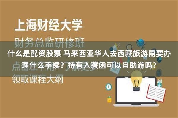 什么是配资股票 马来西亚华人去西藏旅游需要办理什么手续？持有入藏函可以自助游吗？