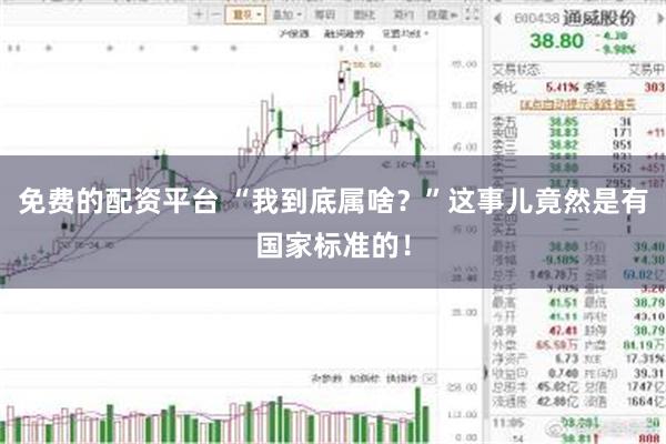 免费的配资平台 “我到底属啥？”这事儿竟然是有国家标准的！