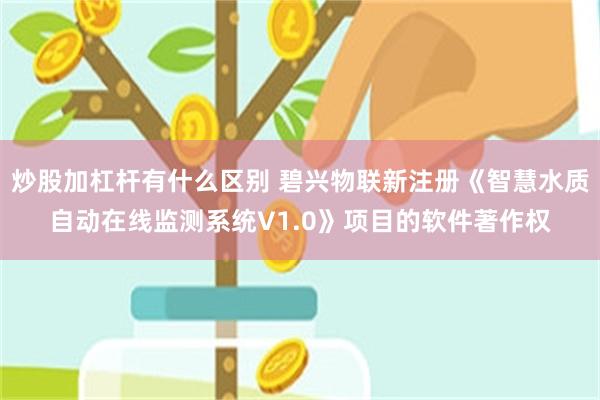 炒股加杠杆有什么区别 碧兴物联新注册《智慧水质自动在线监测系统V1.0》项目的软件著作权