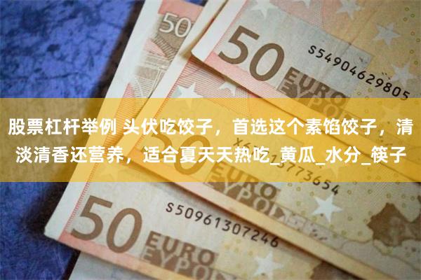 股票杠杆举例 头伏吃饺子，首选这个素馅饺子，清淡清香还营养，适合夏天天热吃_黄瓜_水分_筷子
